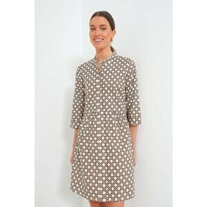 TUCKERNUCK Birch Cane Royal Shirt Dress Size L NWT Retail $188 Tuckernuck